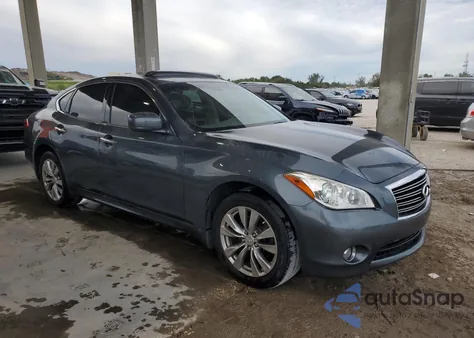 2012 Infiniti M37 X z USA, uszkodzony, nr VIN JN1BY1AR2CM394024